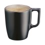 Mug Luminarc Flashy Black 250 ml Glass (6 Units) by Luminarc, Cups - Ref: S2710356, Price: 22,03 €, Discount: %