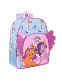 Zaino Scuola My Little Pony Wild & free Azzurro Rosa 33 x 42 x 14 cm da My Little Pony, Zainetti per bambini - Ref: S4308607,...