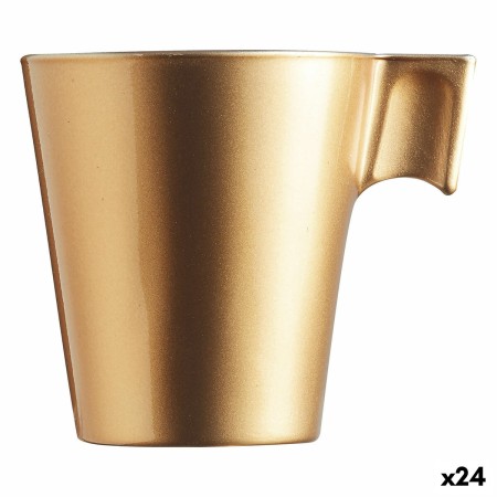 Tasse Luminarc Flashy Doré 80 ml verre de Luminarc, Tasses - Réf : S2710366, Prix : 76,47 €, Remise : %