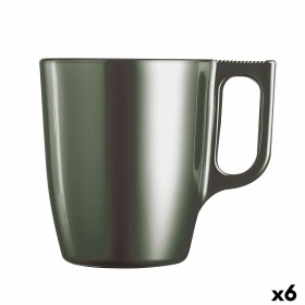 Tasse Luminarc Flashy Vert verre 250 ml (6 Unités) de Luminarc, Tasses - Réf : S2710386, Prix : 21,33 €, Remise : %