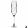 Champagne glass Bohemia Crystal Optic Transparent Glass 260 ml (6 Units) by Bohemia Crystal, Champagne flute - Ref: S2710405,...