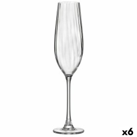 Calice da champagne Bohemia Crystal Optic Trasparente Vetro 260 ml (6 Unità) di Bohemia Crystal, Coppe da champagne - Rif: S2...