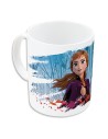 Cup Frozen Believe 325 ml Lilac Ceramic | Tienda24 Tienda24.eu