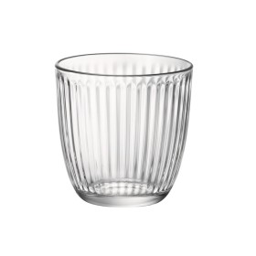 Set of glasses Bormioli Rocco Line With relief Transparent 6 Units Glass 290 ml by Bormioli Rocco, Tumblers - Ref: S2710429, ...