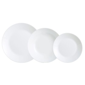 Dinnerware Set Luminarc Zelie White Glass 18 Pieces by Luminarc, Combination Sets - Ref: S2710478, Price: 20,58 €, Discount: %