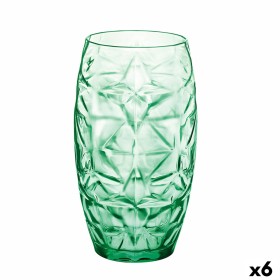 Vaso Oriente Verde Vidrio 470 ml (6 Unidades) de BigBuy Cooking, Vasos de agua y de whisky - Ref: S2710488, Precio: 11,80 €, ...