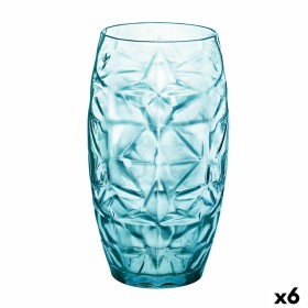 Glass Oriente Blue Glass 470 ml (6 Units) by BigBuy Cooking, Tumblers - Ref: S2710490, Price: 11,80 €, Discount: %