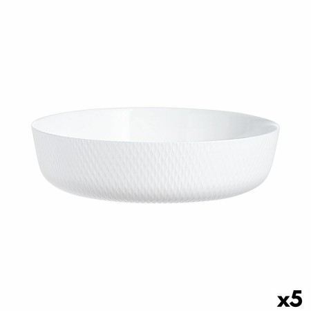 Serving Platter Luminarc Smart Cuisine White Glass Ø 26 cm (5 Units) by Luminarc, Plates and dishes - Ref: S2710589, Price: 4...