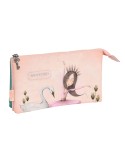 Portaoggetti Doppio Santoro Swan lake Grigio Rosa 22 x 12 x 3 cm da Santoro, Porta penne - Ref: S4308747, Precio: 8,32 €, Des...