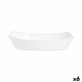 bandeja de aperitivos Quid Select Branco Plástico 17 x 9,5 x 2 cm (20 Unidades) | Tienda24 - Global Online Shop Tienda24.eu