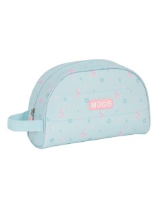 Neceser Home ESPRIT Azul Rosa 26 x 2 x 19 cm (2 Unidades) | Tienda24 Tienda24.eu