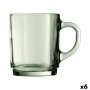 Taza Luminarc Alba Verde Vidrio 250 ml (6 Unidades) de Luminarc, Tazas - Ref: S2710656, Precio: 19,05 €, Descuento: %