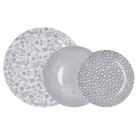 Tableware Bidasoa Aquilea Grey Ceramic 12 Pieces by Bidasoa, Combination Sets - Ref: S2710663, Price: 26,28 €, Discount: %