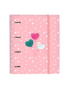 Carpeta de anillas Minnie Mouse Me time Rosa A4 (26.5 x 33 x 4 cm) | Tienda24 Tienda24.eu