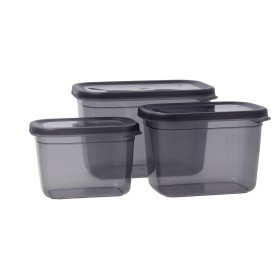 Conjunto de Lancheiras Quid City Retangular 3 Peças de Quid, Armazenamento de alimentos - Ref: S2710699, Preço: 5,98 €, Desco...