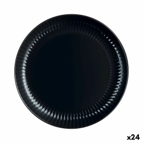 Assiette plate Luminarc Cottage Noir verre 25 cm (24 Unités) de Luminarc, Plats et plateaux - Réf : S2710730, Prix : 55,90 €,...