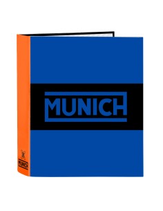 Carpeta de anillas Munich Submarine Azul eléctrico A4 27 x 33 x 6 cm de Munich, Archivadores - Ref: S4308815, Precio: 5,22 €,...