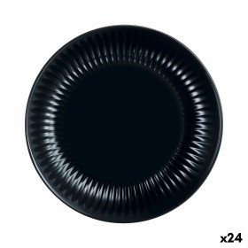 Dessert dish Luminarc Cottage Black Glass 19 cm (24 Units) by Luminarc, Plates and dishes - Ref: S2710732, Price: 58,25 €, Di...