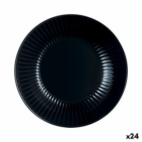 Deep Plate Luminarc Cottage Black Glass 20 cm (24 Units) by Luminarc, Plates and dishes - Ref: S2710734, Price: 55,90 €, Disc...