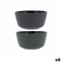 Bowl Bidasoa Dark Moon Grey Ceramic 780 ml (6 Units) by Bidasoa, Plates and dishes - Ref: S2710743, Price: 17,94 €, Discount: %