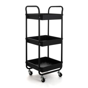 Chariot à légumes Quid Apolo Noir Métal 34,5 x 29,5 x 77 cm de Quid, Étagères et supports - Réf : S2710802, Prix : 28,96 €, R...