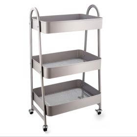 Carrello per Verdure Quid Casio Grigio Metallo 45 x 30,6 x 77,5 cm di Quid, Ripiani e supporti - Rif: S2710804, Prezzo: 30,02...