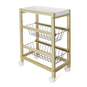 Gemüsewagen Quid Gala Weiß Holz 40,5 x 24 x 60 cm von Quid, Regale und Gestelle - Ref: S2710806, Preis: 30,96 €, Rabatt: %