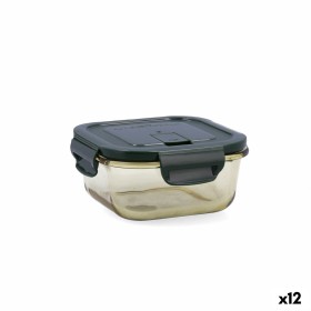 Lunchbox hermetisch Bidasoa Infinity karriert 520 ml Gelb Glas (12 Stück) von Bidasoa, Lagerung von Lebensmitteln - Ref: S271...