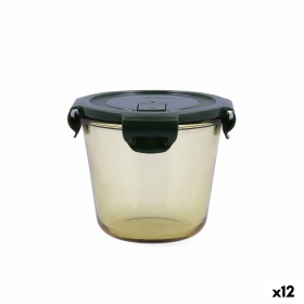 Hermetic Lunch Box Bidasoa Infinity Circular 700 ml Yellow Glass (12 Units) by Bidasoa, Food storage - Ref: S2710886, Price: ...