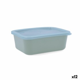 Rechteckige Lunchbox mit Deckel Quid Inspira 740 ml grün Kunststoff (12 Stück) von Quid, Lagerung von Lebensmitteln - Ref: S2...