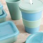 Portapranzo Rettangolare con Coperchio Quid Inspira 1,34 L Verde Plastica (12 Unità) di Quid, Conservazione di alimenti - Rif...