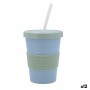 Cup with Straw Quid Inspira With lid 480 ml Blue Plastic (12 Units) by Quid, Food storage - Ref: S2710918, Price: 50,15 €, Di...