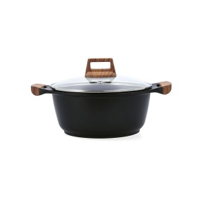 Casserole avec Couvercle Quid Karbon Aluminium fondu Noir 20 cm de Quid, Faitouts - Réf : S2710933, Prix : 21,74 €, Remise : %