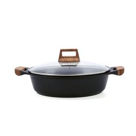 Cacerola Con Tapa Quid Karbon Aluminio fundido Negro 28 cm de Quid, Cacerolas - Ref: S2710939, Precio: 28,44 €, Descuento: %