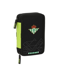 Astuccio Doppio Real Betis Balompié Nero Lime 12.5 x 19.5 x 4 cm (28 Pezzi) da Real Betis Balompié, Porta penne - Ref: S43089...