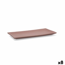 Snack tray Quid Mineral Gres Terracotta Ceramic 15 x 30 cm (8 Units) by Quid, Plates and dishes - Ref: S2710969, Price: 77,20...