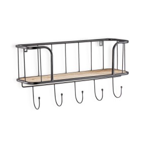 Wall mounted coat hanger Vinthera Moa Steel Black 90 x 30 x 45 cm by Vinthera, Wall Coat Racks - Ref: S2710986, Price: 16,69 ...