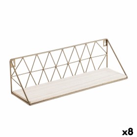 Étagère Vinthera Moa Acier Doré 40 x 12 x 12 cm (8 Unités) de Vinthera, Rayonnage et rangement - Réf : S2710989, Prix : 82,27...