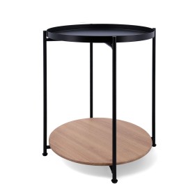 Mesa de apoio Vinthera Moa Aço Preto 42 x 42 x 52 cm de Vinthera, Mesas auxiliares - Ref: S2711002, Preço: 29,96 €, Desconto: %