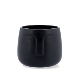 Cache-pot Vinthera Moa Noir Céramique 13,5 X 13 cm de Vinthera, Cache-pots - Réf : S2711049, Prix : 7,79 €, Remise : %