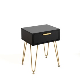 Nightstand DKD Home Decor 60 x 35 x 74 cm Crystal Blue Golden | Tienda24 - Global Online Shop Tienda24.eu