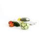 Manual mini chopper with pull cord Quid Naturalia Green Metal 12,5 x 14 cm Manual by Quid, Kitchen robots and mini choppers -...