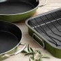 Roasting Tin Quid Naturalia Grille Green Metal 42 x 30,5 x 6,3 cm by Quid, Roasting Pans - Ref: S2711083, Price: 22,35 €, Dis...