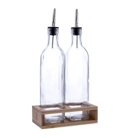 Oil and Vinegar Set Quid Naturalia Transparent Glass 550 ml by Quid, Dispensers for dressings and spices - Ref: S2711101, Pri...