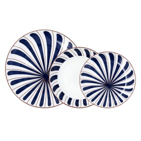 Servizio di Piatti Bidasoa Oceanika Azzurro Ceramica 18 Pezzi di Bidasoa, Servizi combinati - Rif: S2711114, Prezzo: 38,09 €,...