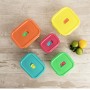 Hermetic Lunch Box Luminarc Pure Box Holy Yellow Glass Squared 1,22 L (6 Units) by Luminarc, Food storage - Ref: S2711161, Pr...