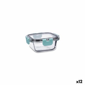 Boîte à lunch hermétique Quid Purity Carré 310 ml Transparent verre (12 Unités) de Quid, Stockage des aliments - Réf : S27111...