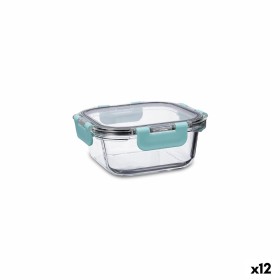 Lunchbox hermetisch Quid Purity karriert 530 ml Durchsichtig Glas (12 Stück) von Quid, Lagerung von Lebensmitteln - Ref: S271...