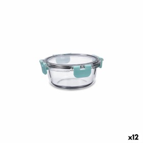 Boîte à lunch hermétique Quid Purity Ronde 390 ml Transparent verre (12 Unités) de Quid, Stockage des aliments - Réf : S27111...