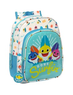 Zaino Scuola Baby Shark Surfing Azzurro Bianco 26 x 34 x 11 cm da Baby Shark, Zainetti per bambini - Ref: S4309083, Precio: 1...